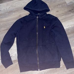 Polo zip up hoodie
